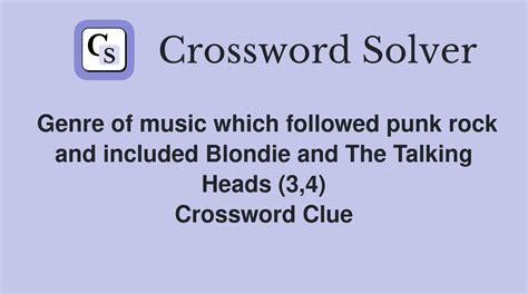 crossword clue rock genre|rock genre crossword puzzle.